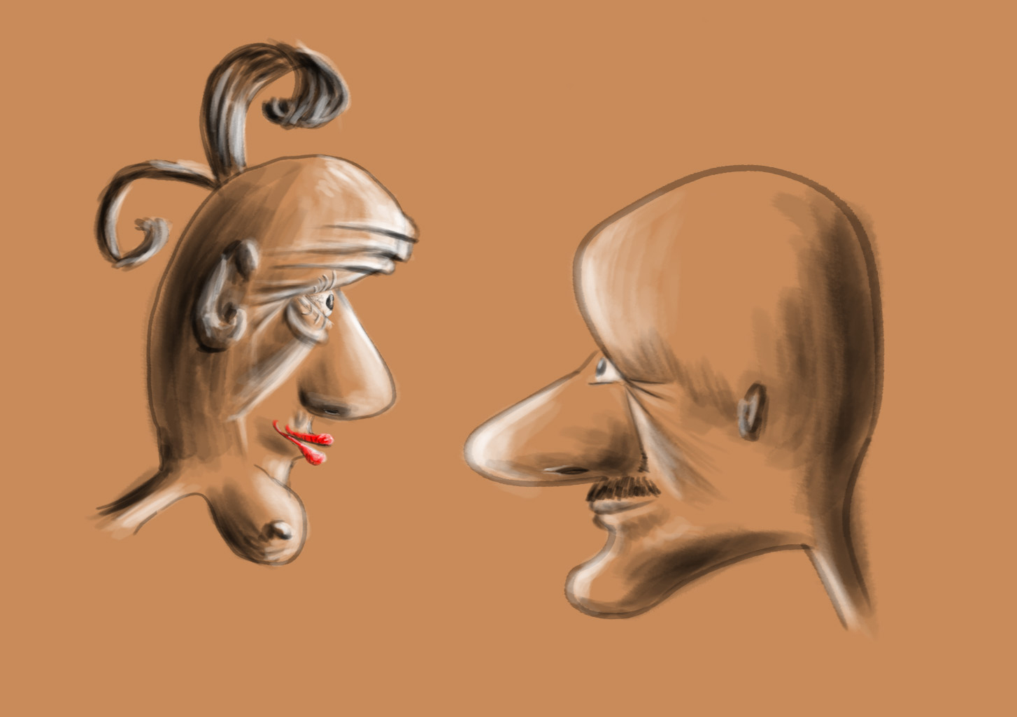 Old couple β Silhouettes prep 2