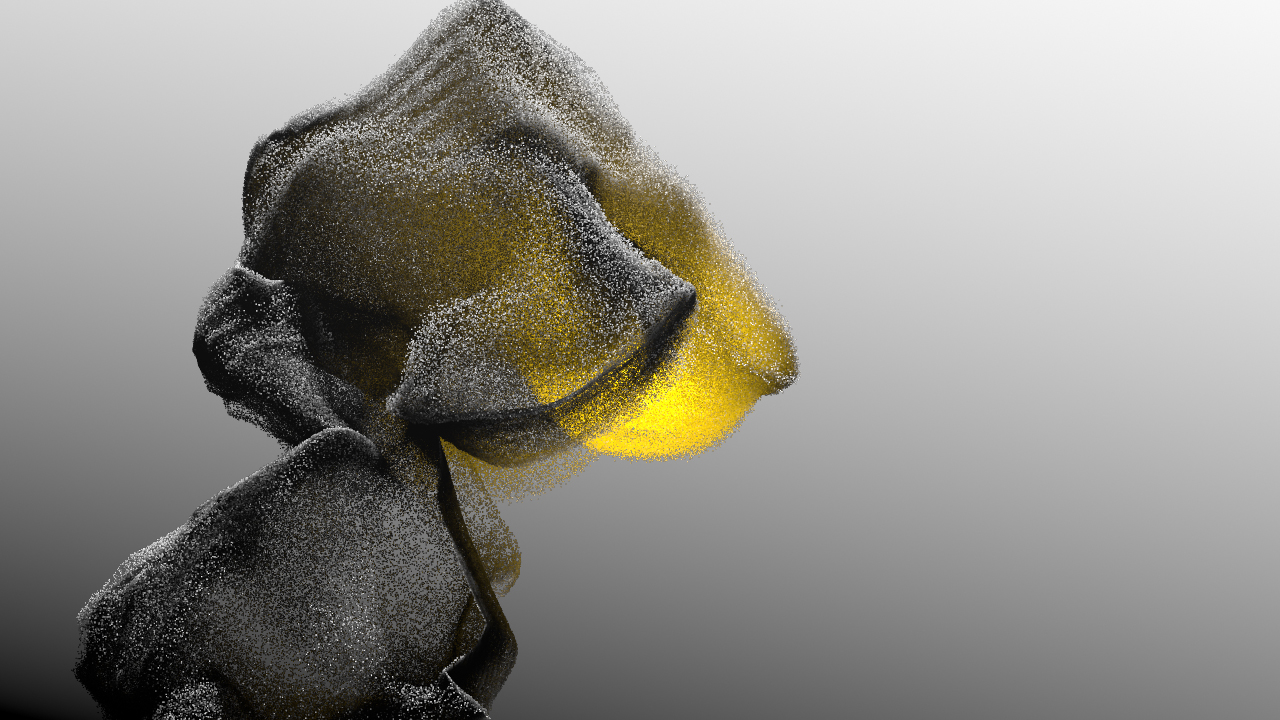 krakatoa Particles simulation
